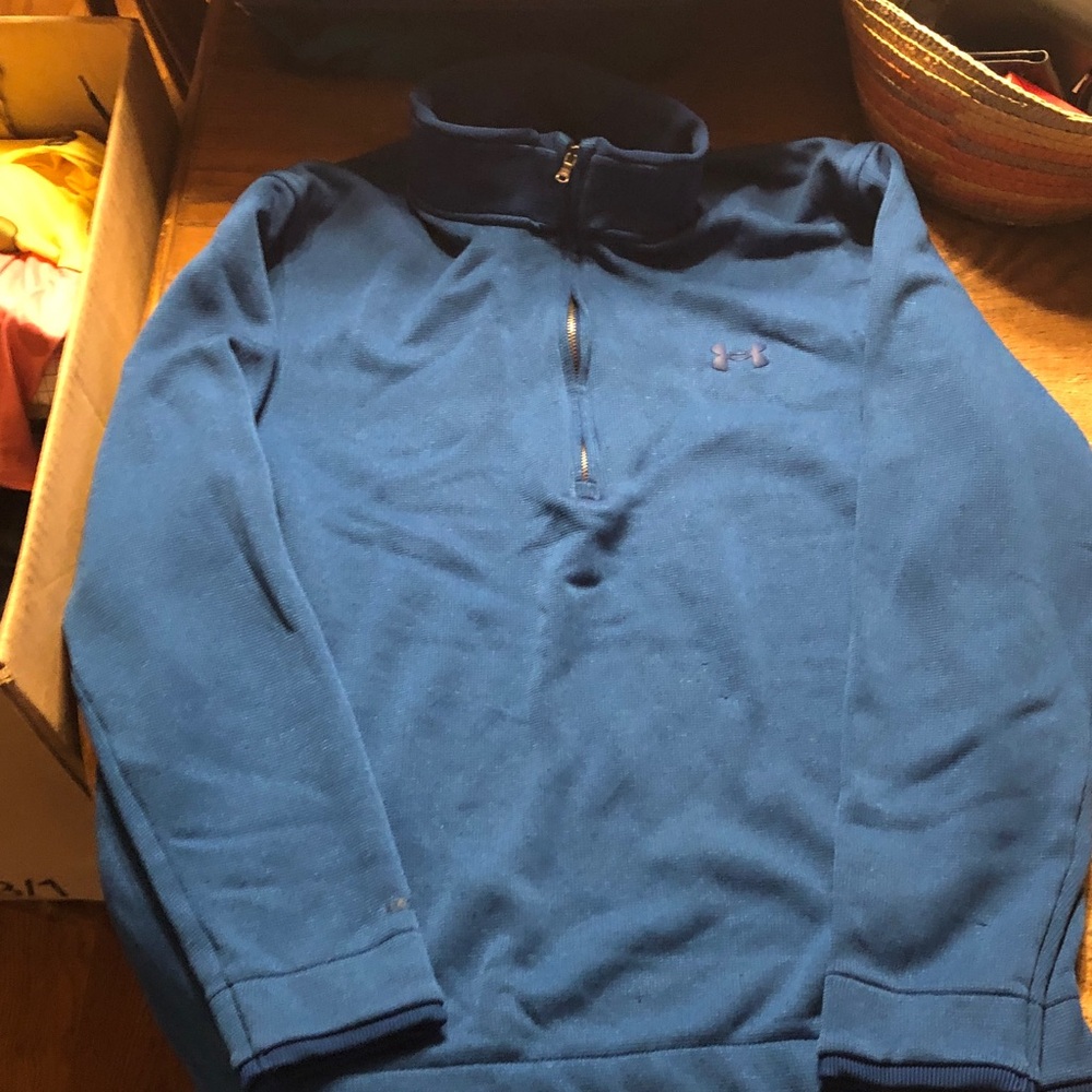 Under Armour Navy Blue Half-Zip Pullover